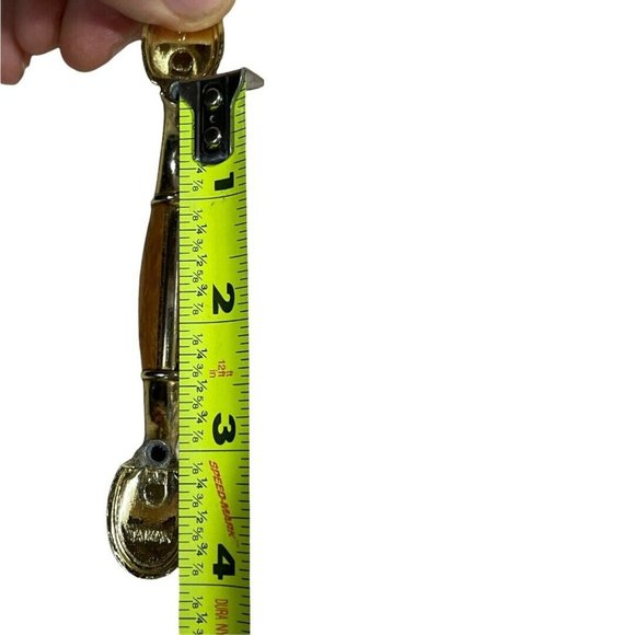 Lot of 4 Cabinet Drawer Pulls 3" inch (76.2 MM) Wood Grain - Picture 3 of 4